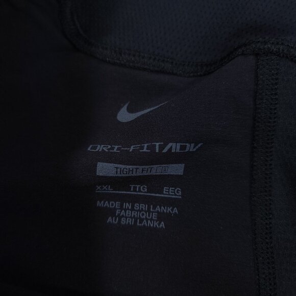 Nike Pro ADV Recovery Tights Mens Size XXL 2XL Black Dri Fit Training Fitness - Picture 6 of 8